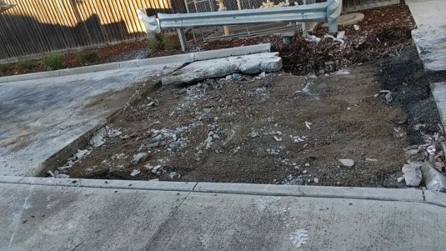 Concreters Pearcedale replaced this concrete driveway with an exposed aggregate concrete Pearcedale